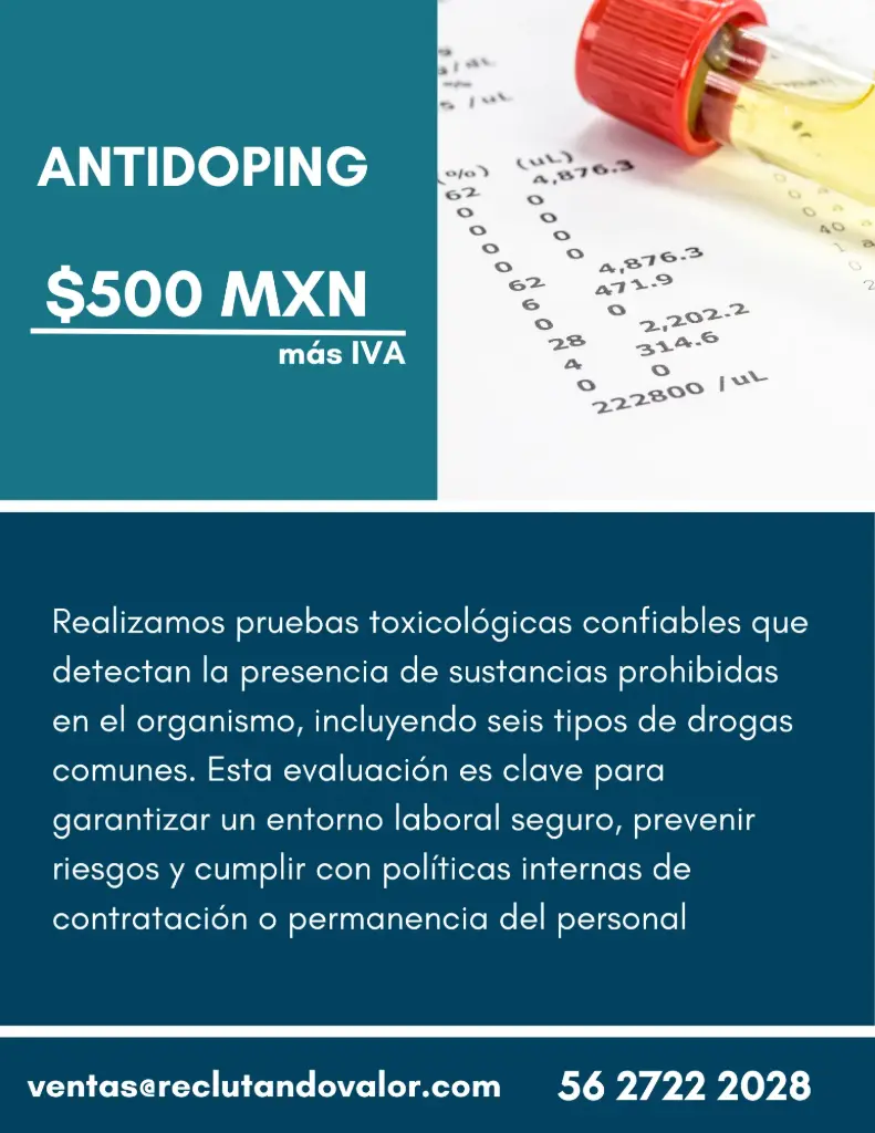 Prueba Antidoping (6 elementos)
